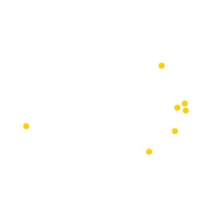 Engeny Australia map - 7 offices